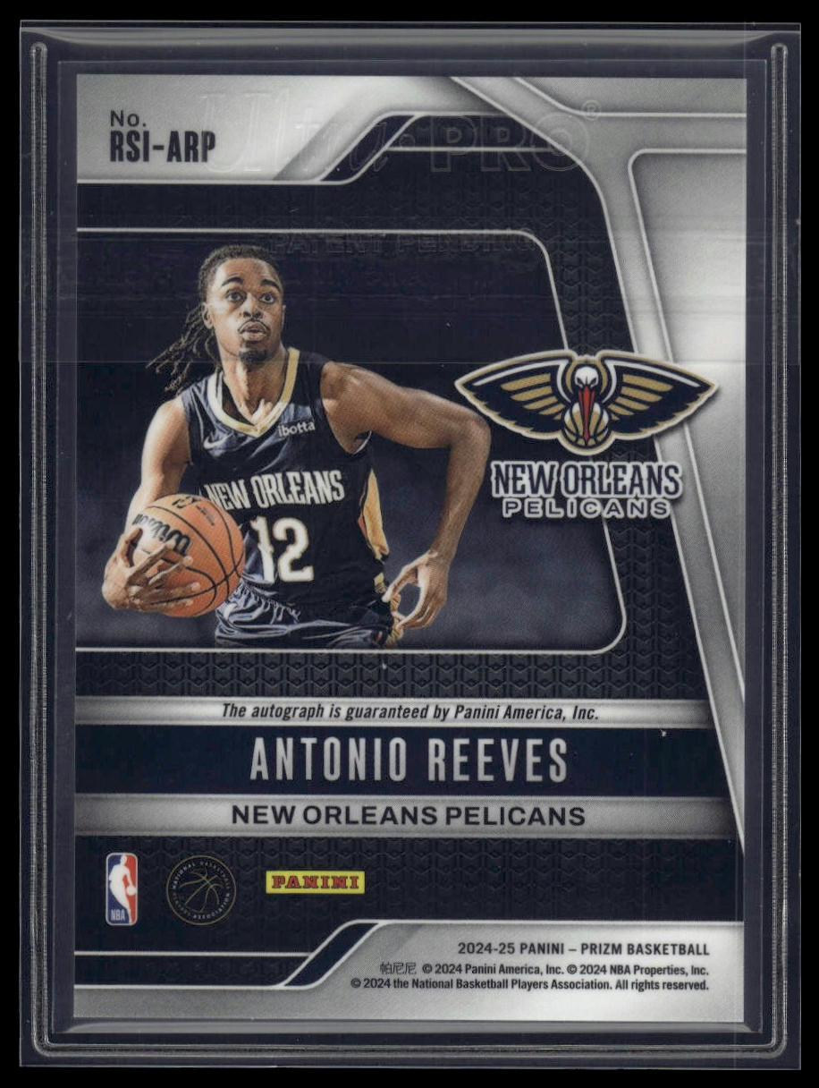 2024-25 Panini Prizm #RSI-ARP Antonio Reeves Rookie Signatures