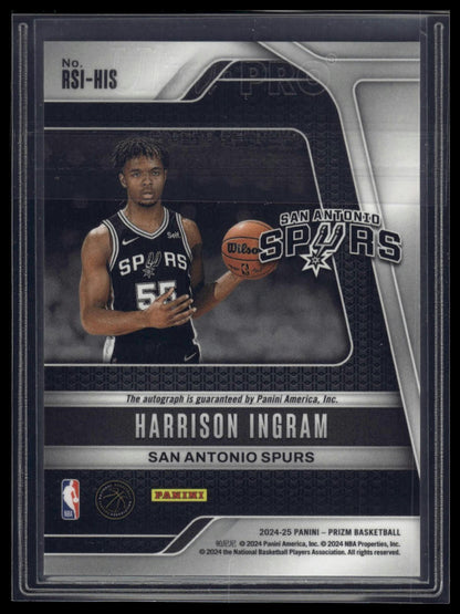 2024-25 Panini Prizm #RSI-HIS Harrison Ingram Rookie Signatures