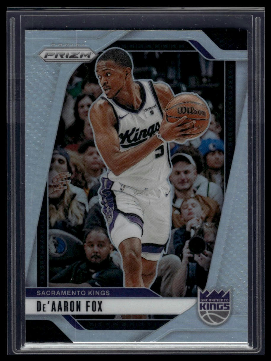 2024-25 Panini Prizm #58 De'Aaron Fox Prizms Silver