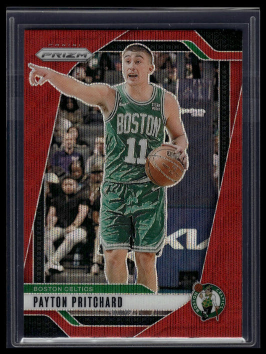 2024-25 Panini Prizm #46 Payton Pritchard Prizms Ruby Wave