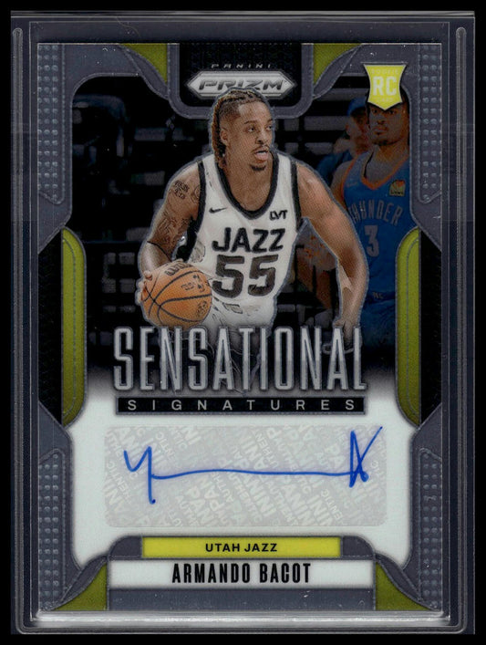 2024-25 Panini Prizm #SS-ABJ Armando Bacot Sensational Signatures