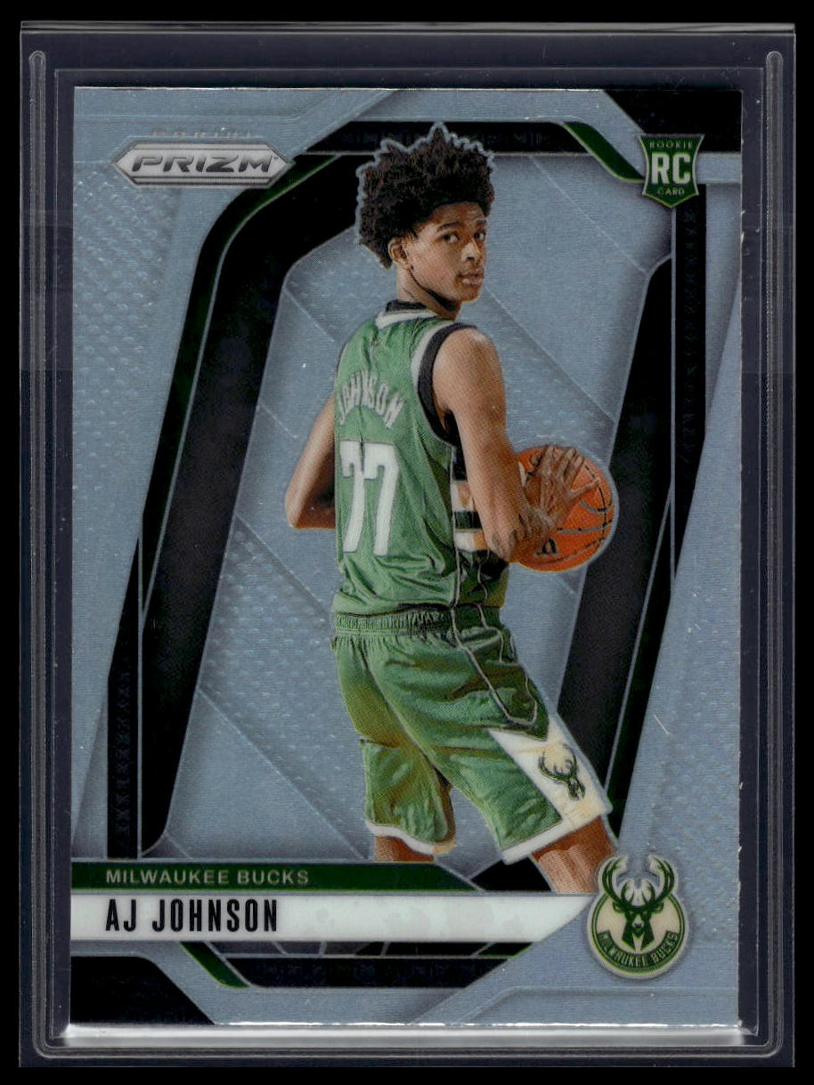 2024-25 Panini Prizm #251 AJ Johnson Prizms Silver