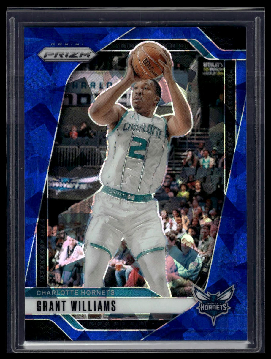 2024-25 Panini Prizm #31 Grant Williams Prizms Blue Ice #/125