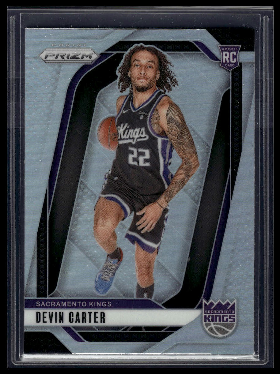 2024-25 Panini Prizm #231 Devin Carter Prizms Silver
