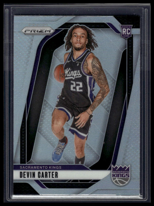 2024-25 Panini Prizm #231 Devin Carter Prizms Silver