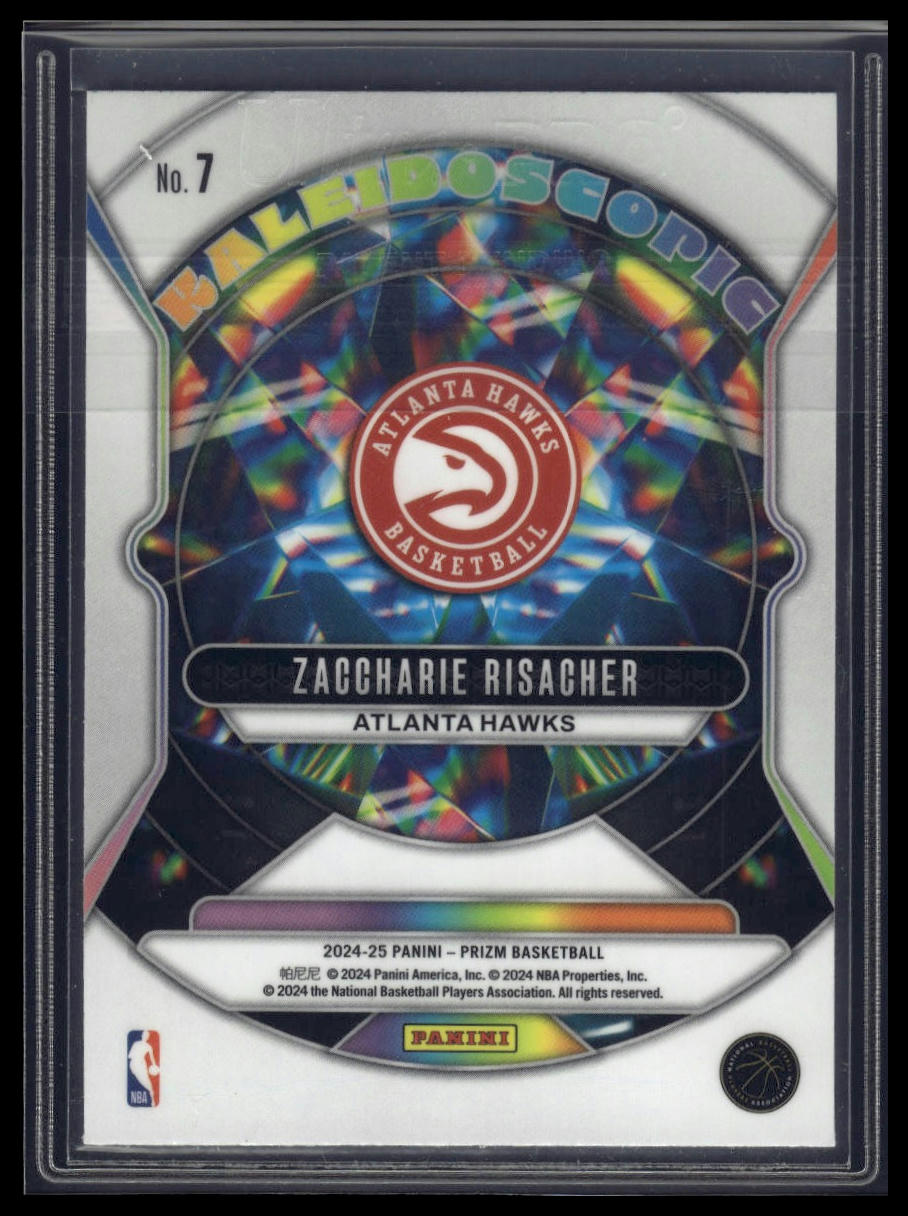2024-25 Panini Prizm #7 Zaccharie Risacher Kaleidoscopic