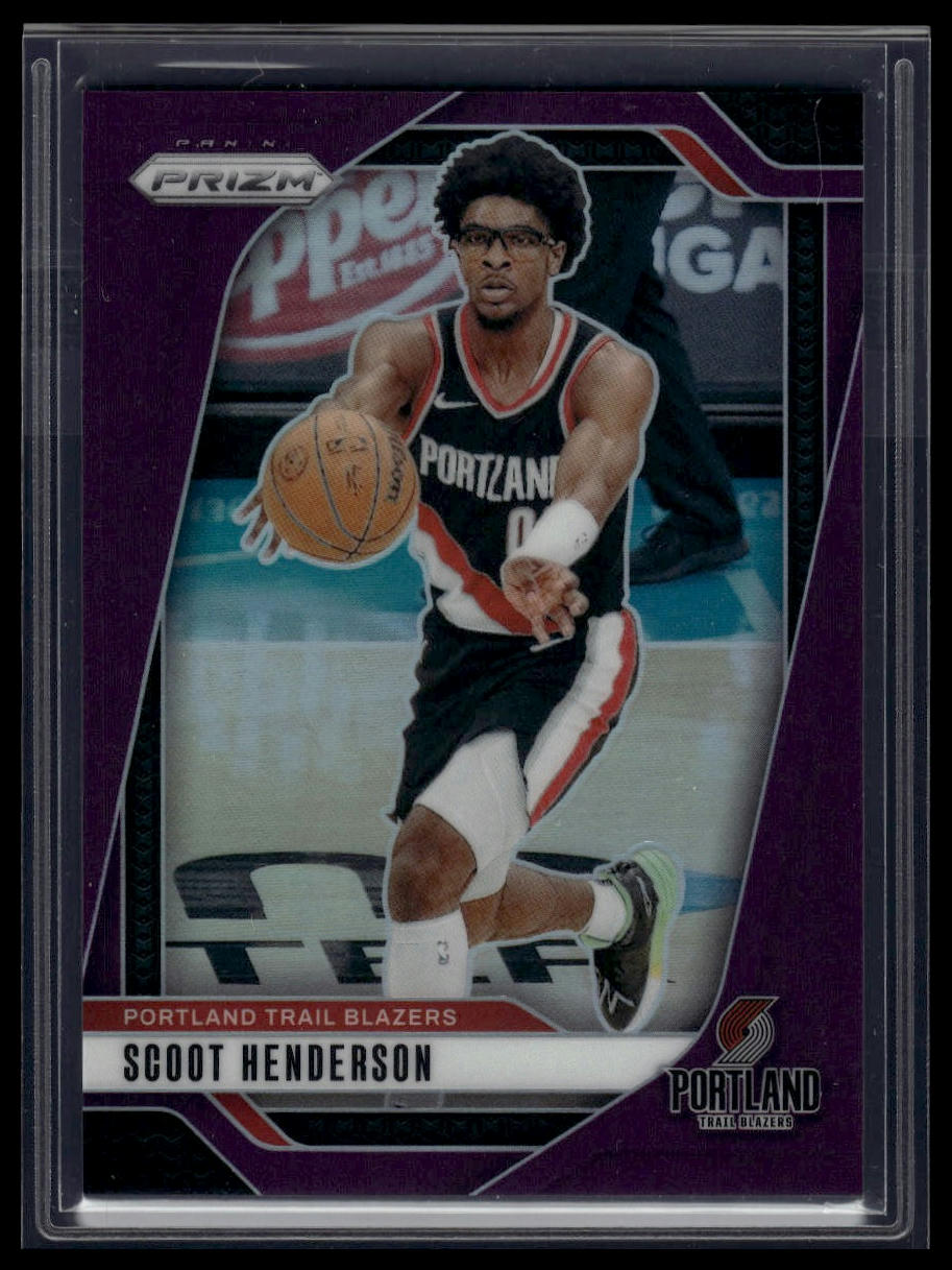 2024-25 Panini Prizm #94 Scoot Henderson Prizms Purple #/99