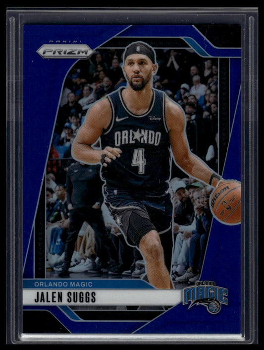 2024-25 Panini Prizm #4 Jalen Suggs Prizms Blue #/199