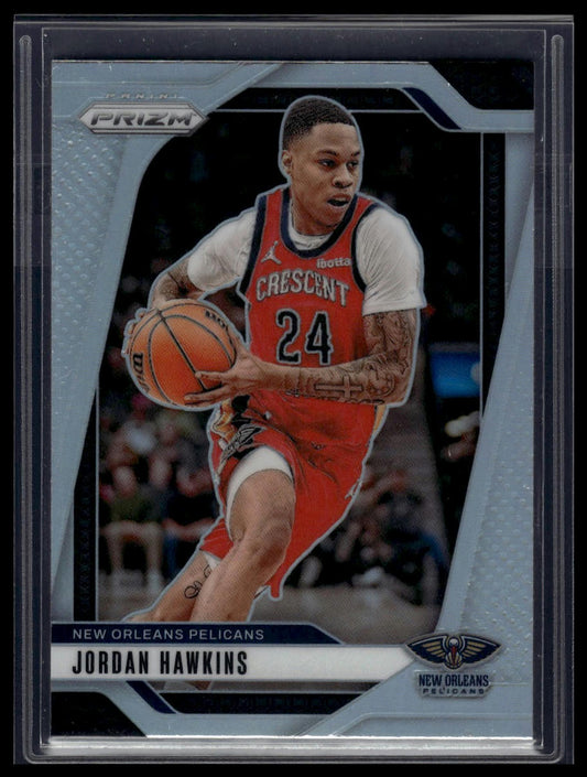 2024-25 Panini Prizm #48 Jordan Hawkins Prizms Silver
