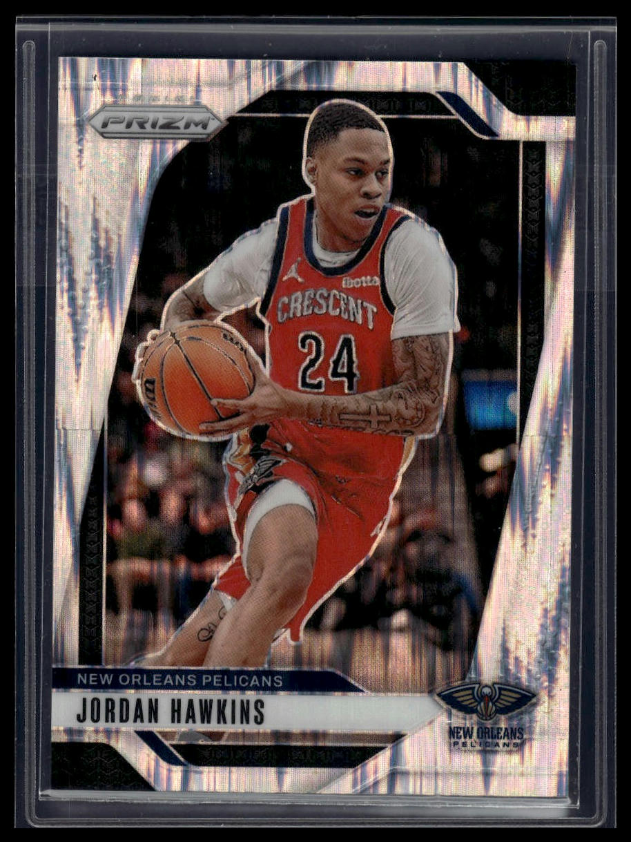 2024-25 Panini Prizm #48 Jordan Hawkins Prizms Skewed #/249