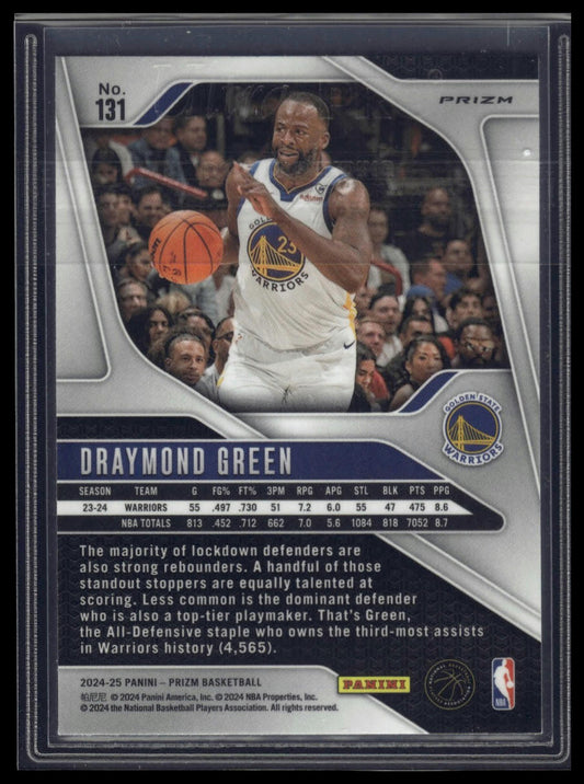 2024-25 Panini Prizm #131 Draymond Green Prizms Silver