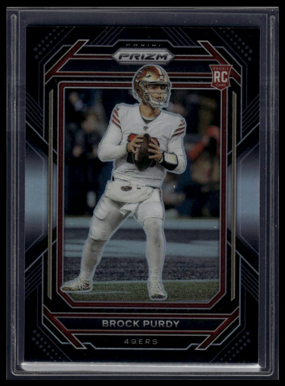 2022 Panini Chronicles #PB-8 Brock Purdy Prizm Black Silver