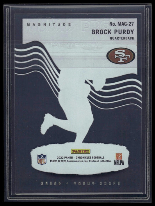 2022 Panini Chronicles #MAG-27 Brock Purdy Magnitude