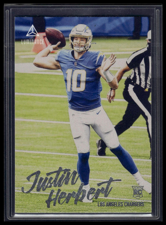 2020 Panini Chronicles #203 Justin Herbert Luminance Update Rookies