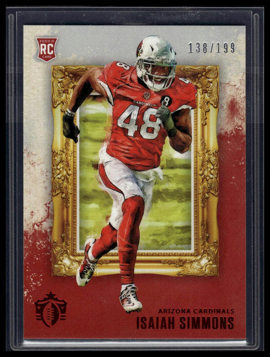 2020 Panini Chronicles #GK-39 Isaiah Simmons Gridiron Kings Teal