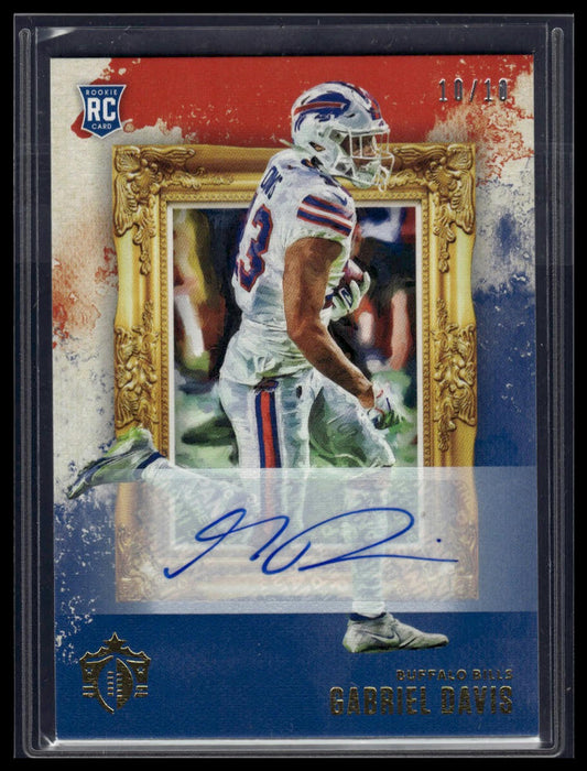 2020 Panini Chronicles #GK-32 Gabriel Davis Gridiron Kings Gold #/10