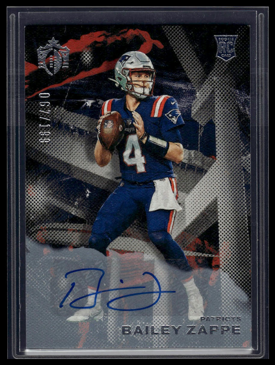 2022 Panini Chronicles #GK-22 Bailey Zappe Gridiron Kings Bronze