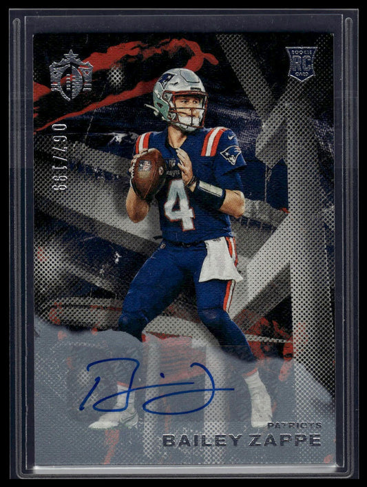 2022 Panini Chronicles #GK-22 Bailey Zappe Gridiron Kings Bronze