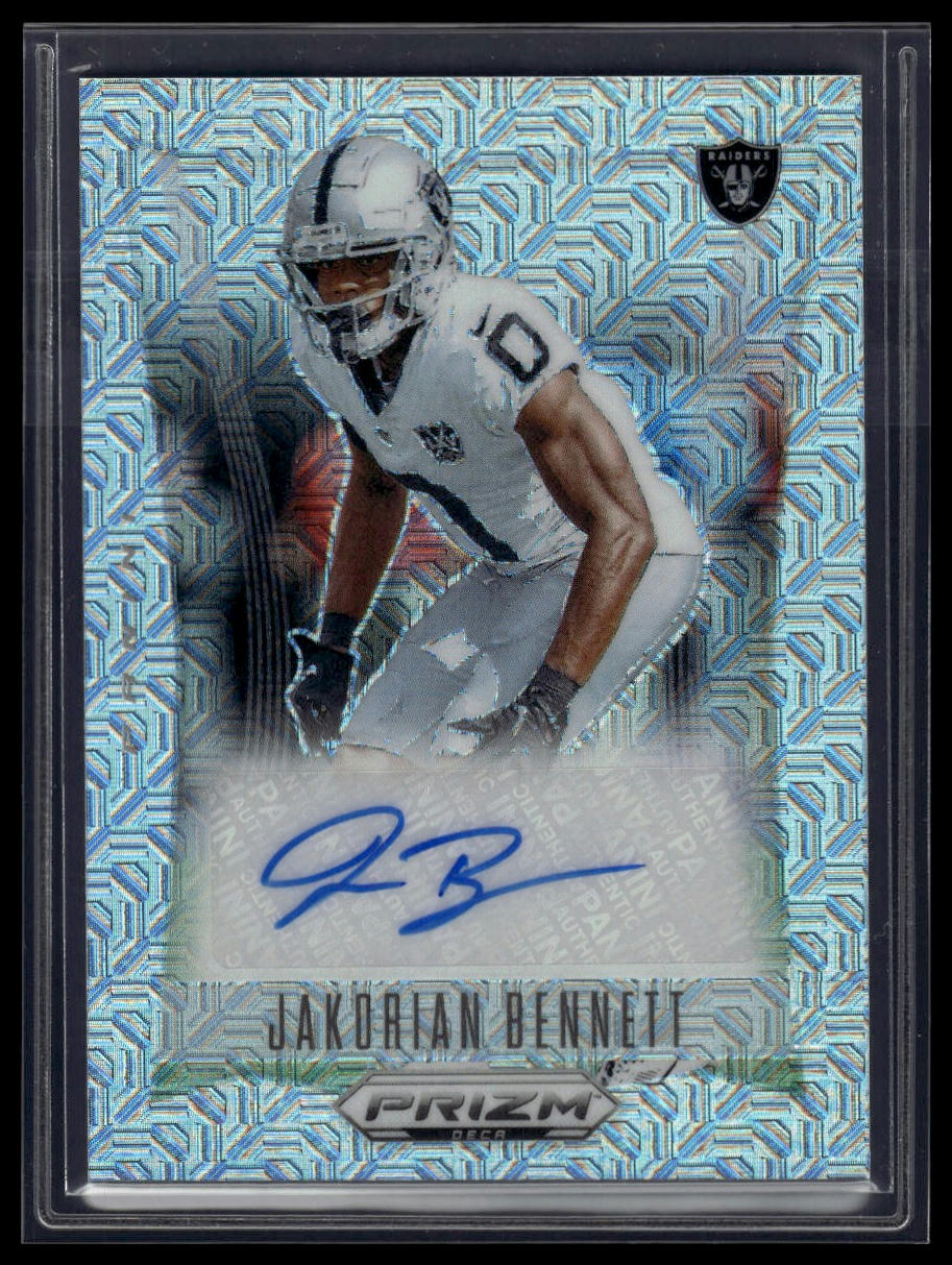 2024 Panini Prizm Deca #S-JBT Jakorian Bennett Signatures Mojo Prizms #/25