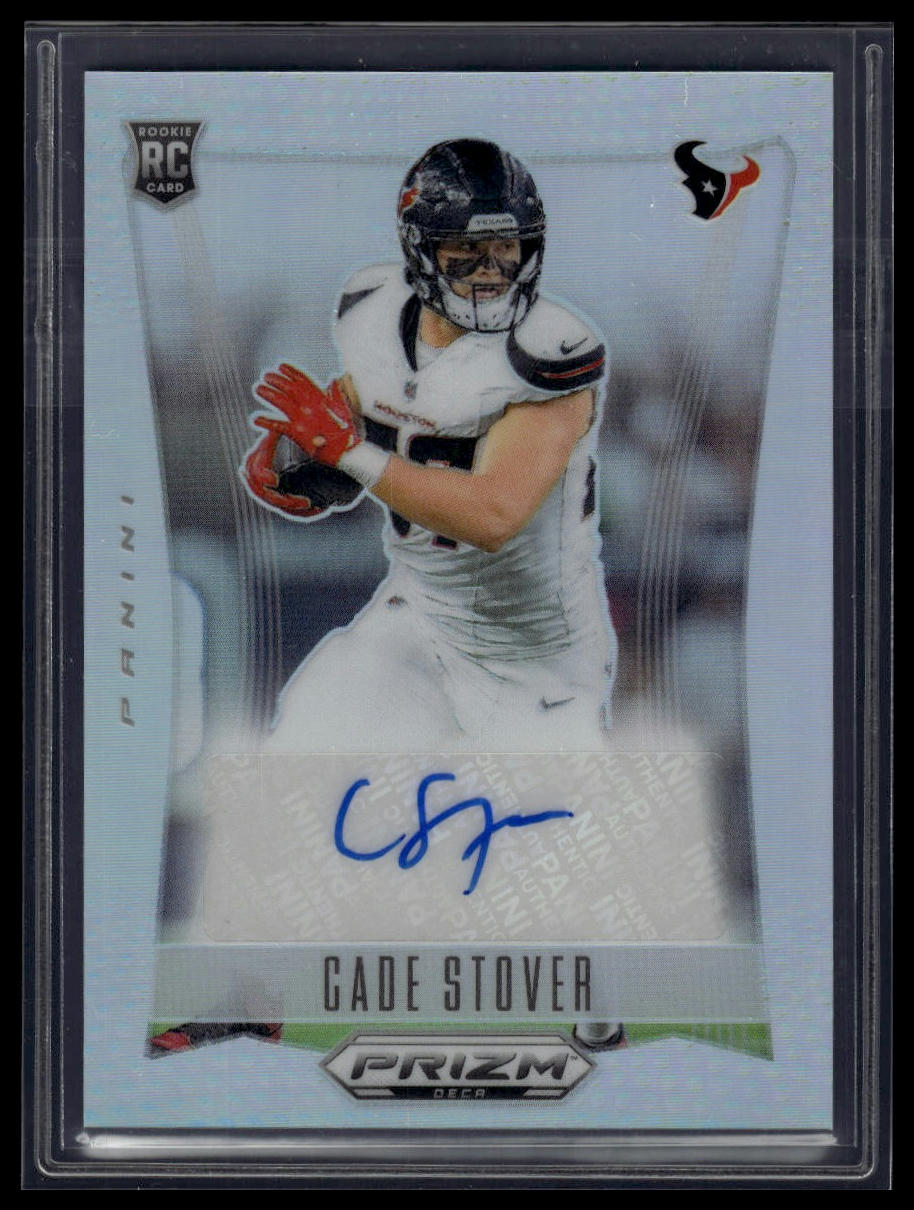 2024 Panini Prizm Deca #S-CSR Cade Stover Signatures Silver Prizms