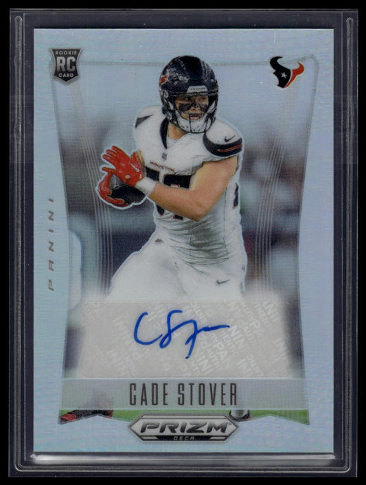 2024 Panini Prizm Deca #S-CSR Cade Stover Signatures Silver Prizms