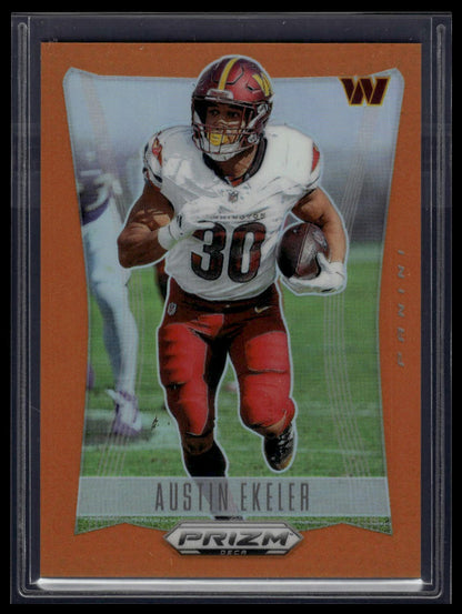 2024 Panini Prizm Deca #292 Austin Ekeler Orange Prizms #/49