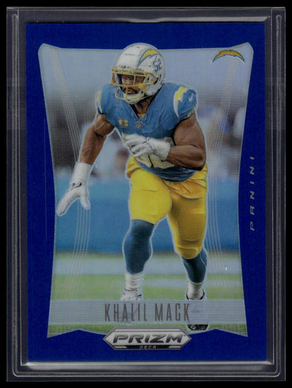 2024 Panini Prizm Deca #179 Khalil Mack Blue Prizms #/149