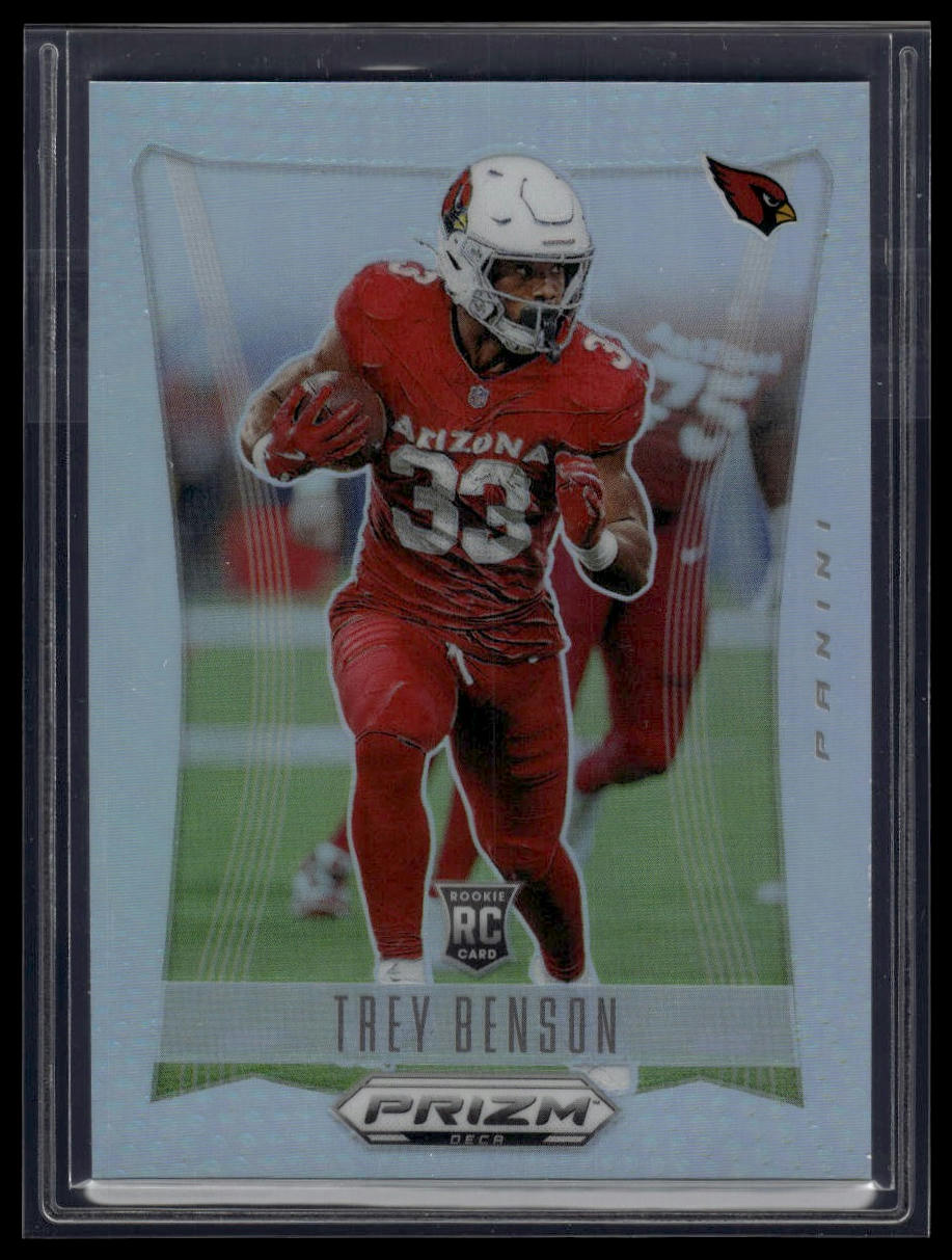 2024 Panini Prizm Deca #8 Trey Benson Silver Prizms