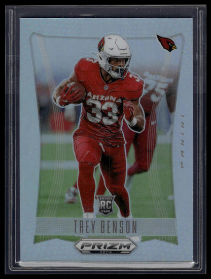 2024 Panini Prizm Deca #8 Trey Benson Silver Prizms