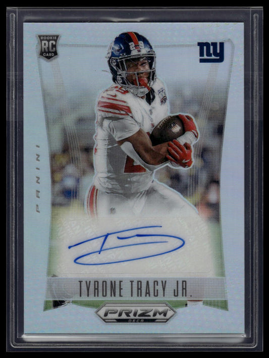 2024 Panini Prizm Deca #S-TTJ Tyrone Tracy Jr. Signatures Silver Prizms