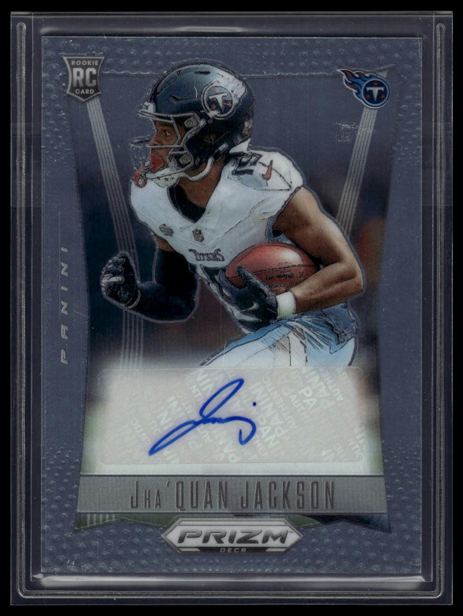 2024 Panini Prizm Deca #S-JJN Jha'Quan Jackson Signatures