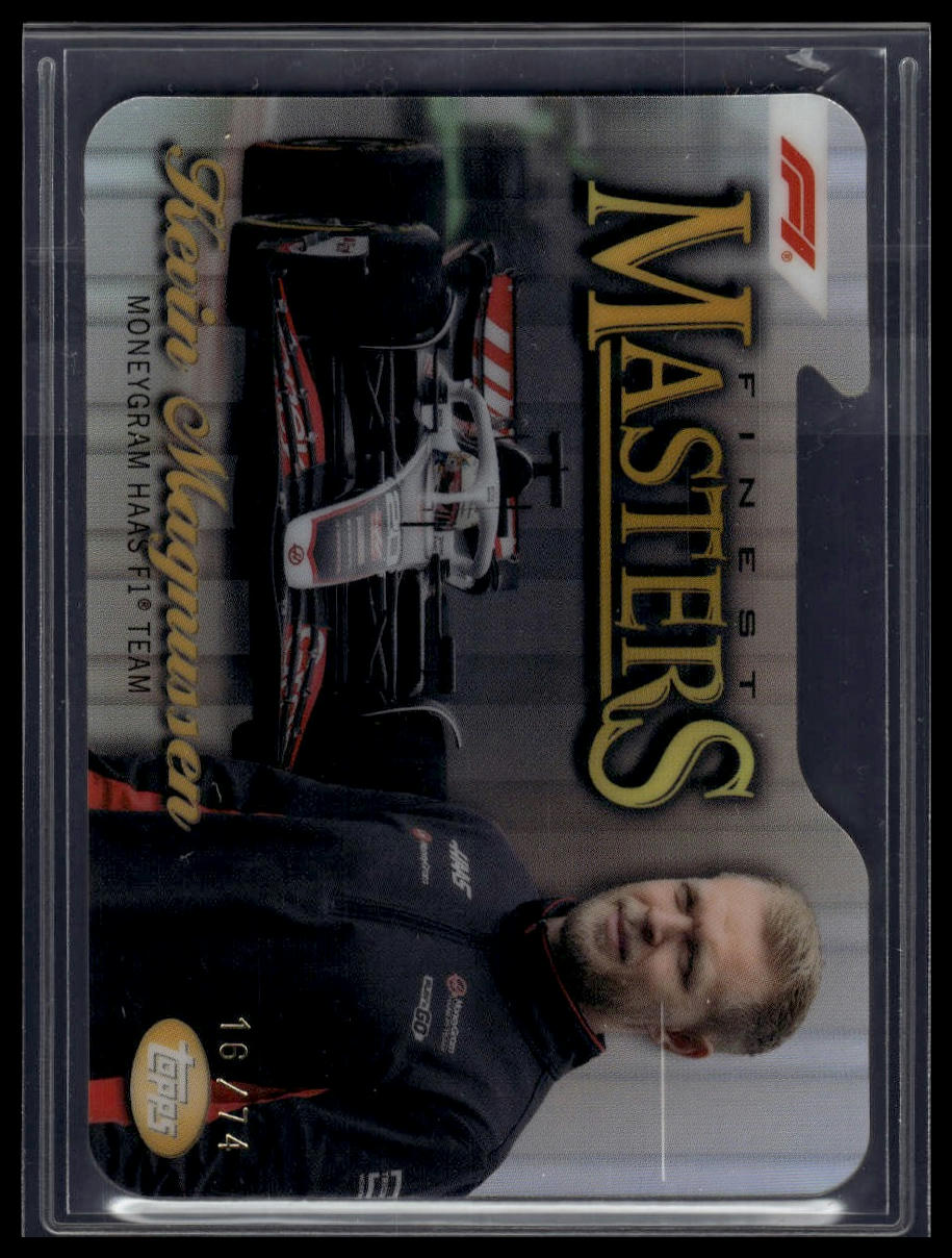 2024 Topps Finest Formula 1 #MST-8 Kevin Magnussen Masters Die Cut #/74