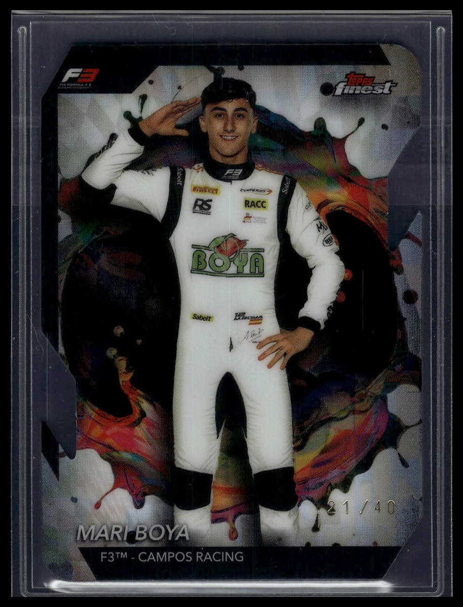 2024 Topps Finest Formula 1 #254 Mari Boya Refractors Die Cut #/40