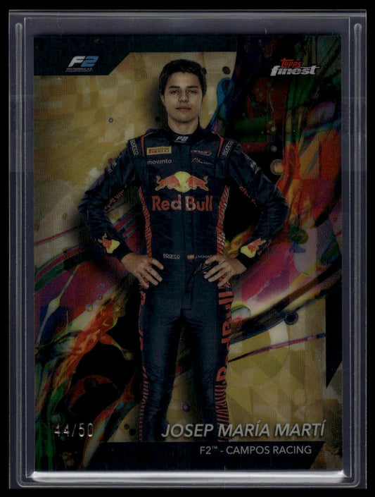 2024 Topps Finest Formula 1 #42 Josep María Martí Gold Refractors #/50
