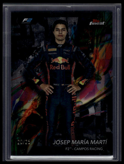 2024 Topps Finest Formula 1 #42 Josep María Martí Black Refractors #/25
