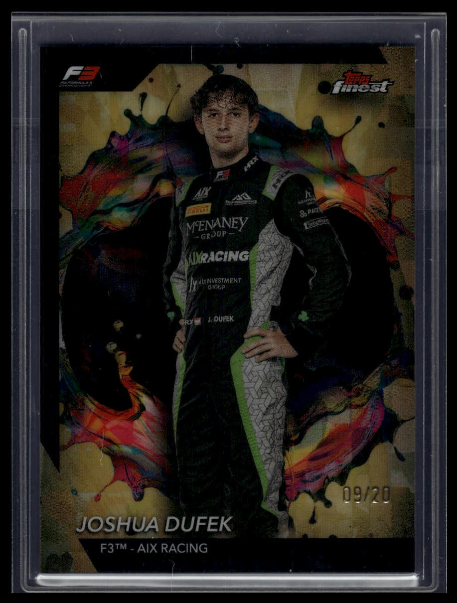 2024 Topps Finest Formula 1 #269 Joshua Dufek Gold Refractors #/20