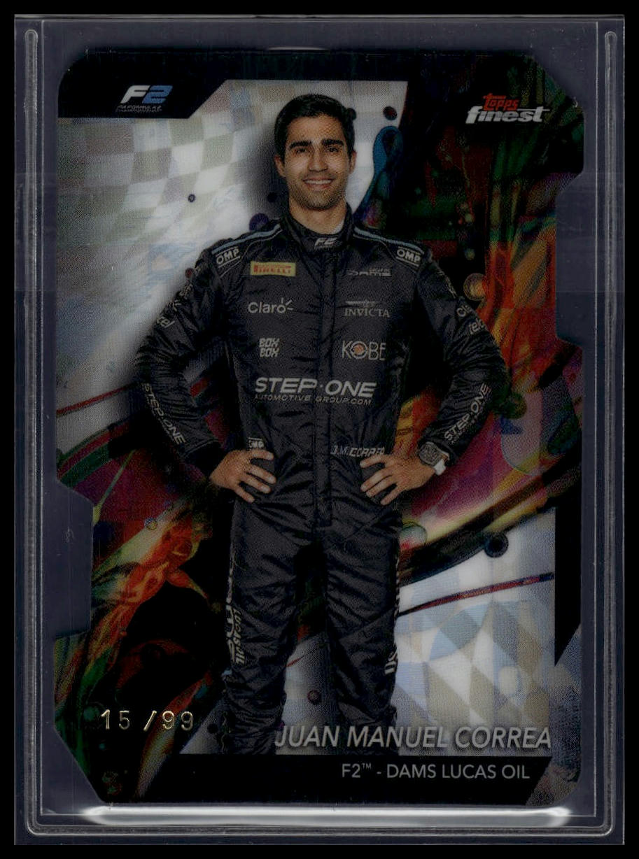 2024 Topps Finest Formula 1 #34 Juan Manuel Correa Refractors Die Cut #/99