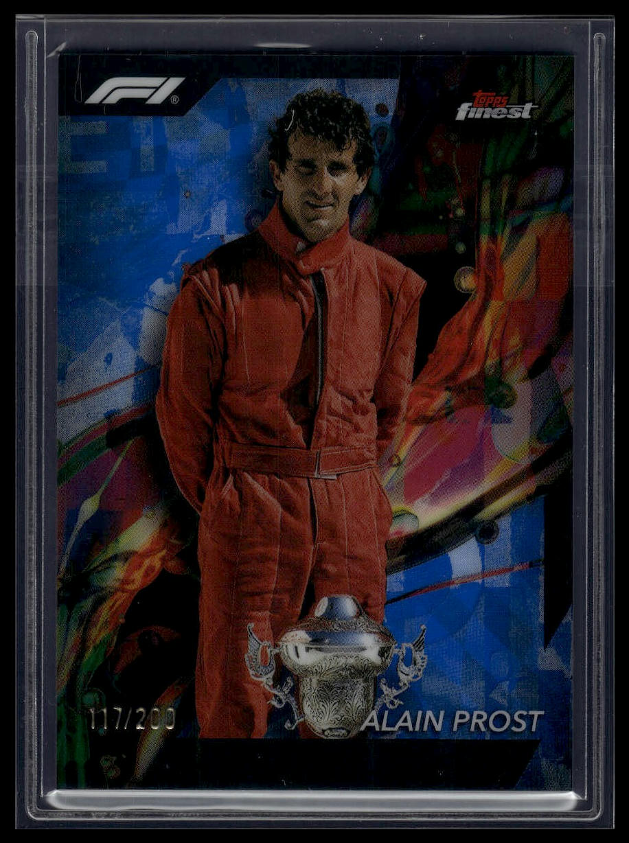 2024 Topps Finest Formula 1 #94 Alain Prost Blue Refractors #/200