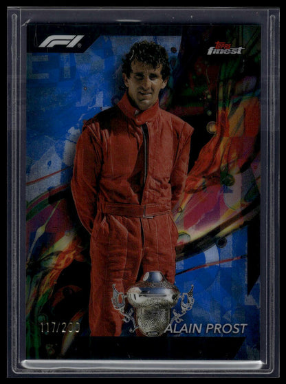 2024 Topps Finest Formula 1 #94 Alain Prost Blue Refractors #/200