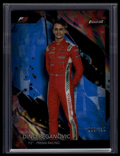 2024 Topps Finest Formula 1 #143 Dino Beganovic Blue Refractors #/150