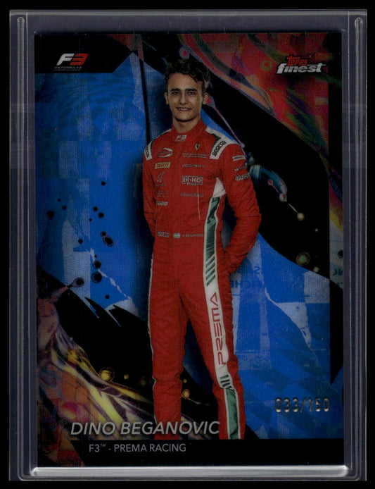 2024 Topps Finest Formula 1 #143 Dino Beganovic Blue Refractors #/150