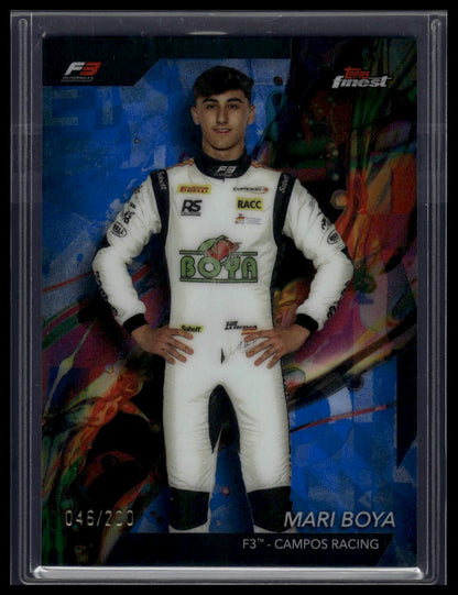 2024 Topps Finest Formula 1 #54 Mari Boya Blue Refractors #/200