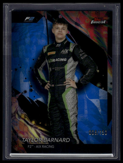 2024 Topps Finest Formula 1 #136 Taylor Barnard Blue Refractors #/150