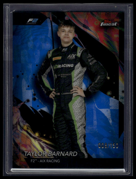 2024 Topps Finest Formula 1 #136 Taylor Barnard Blue Refractors #/150