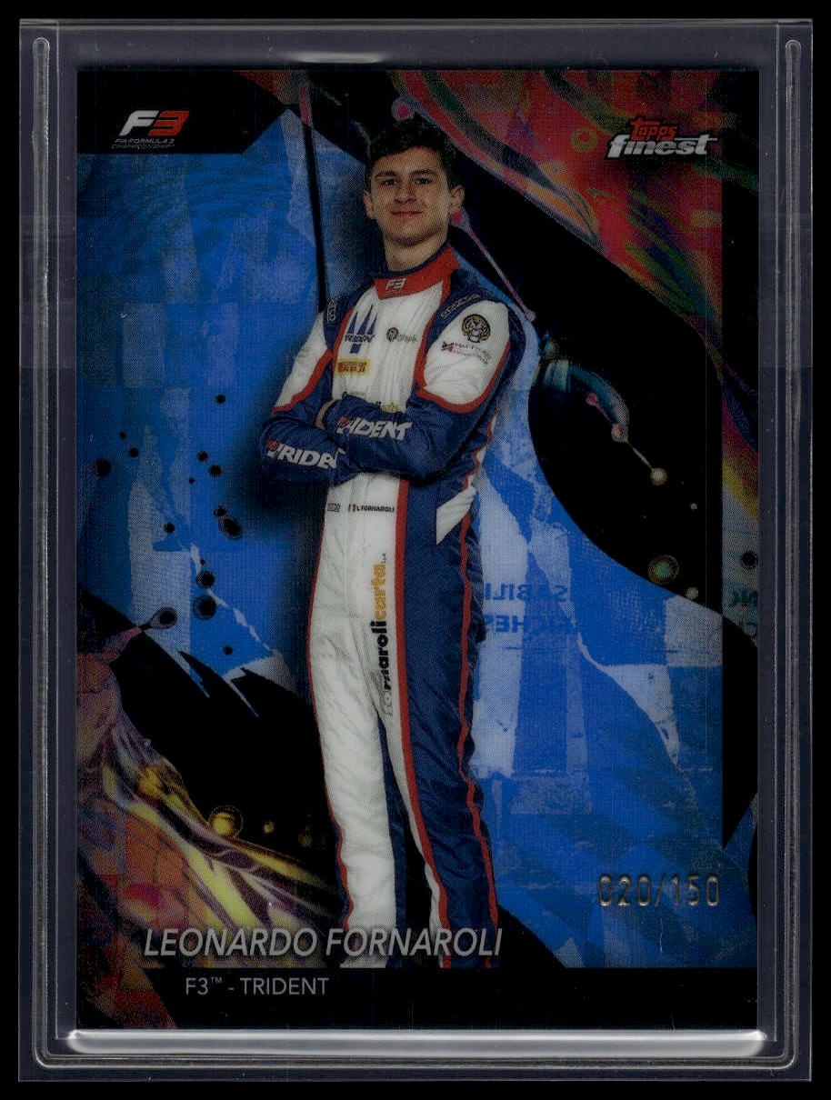 2024 Topps Finest Formula 1 #146 Leonardo Fornaroli Blue Refractors #/150