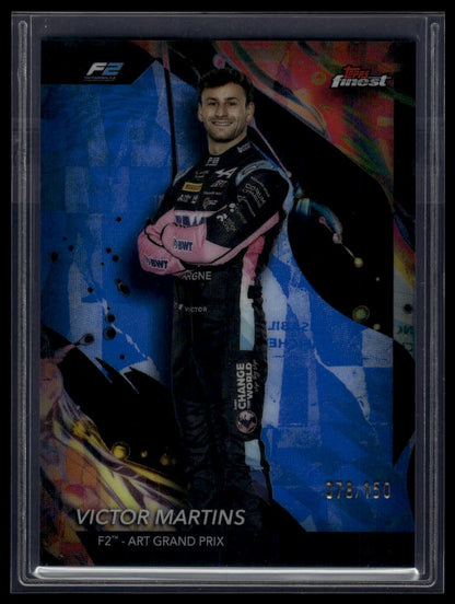2024 Topps Finest Formula 1 #130 Victor Martins Blue Refractors #/150