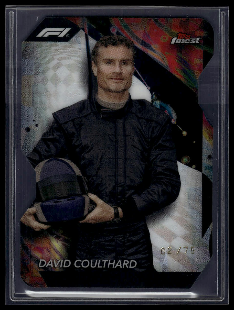 2024 Topps Finest Formula 1 #182 David Coulthard Refractors Die Cut #/75