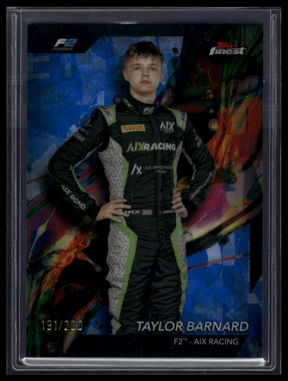 2024 Topps Finest Formula 1 #36 Taylor Barnard Blue Refractors #/200