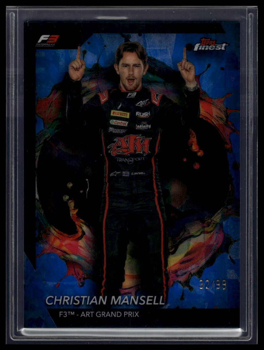2024 Topps Finest Formula 1 #249 Tim Tramnitz Blue Refractors #/99