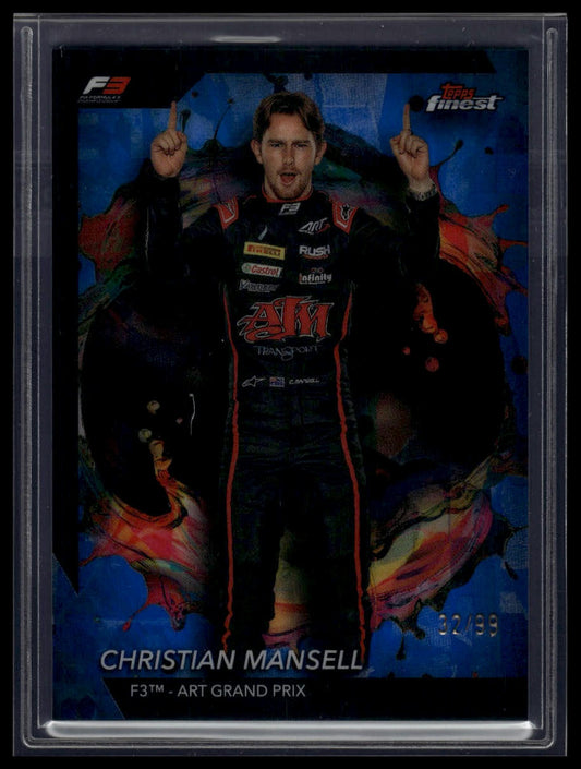 2024 Topps Finest Formula 1 #249 Tim Tramnitz Blue Refractors #/99